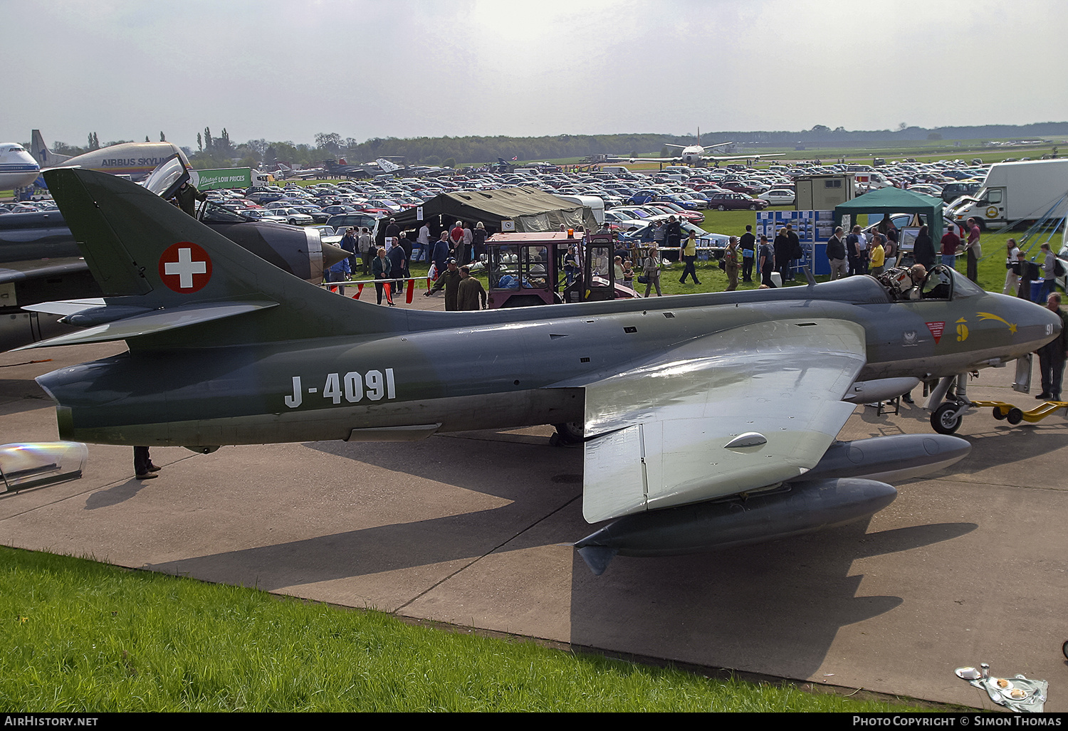 Aircraft Photo of J-4091 | Hawker Hunter F58 | Switzerland - Air Force | AirHistory.net #496105