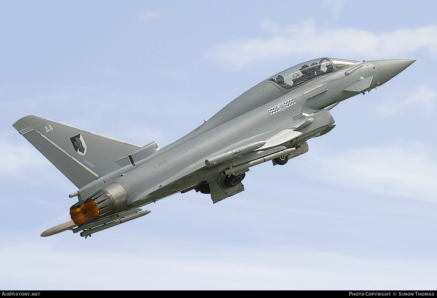 Aircraft Photo of ZJ803 | Eurofighter EF-2000 Typhoon T1 | UK - Air Force | AirHistory.net #496107