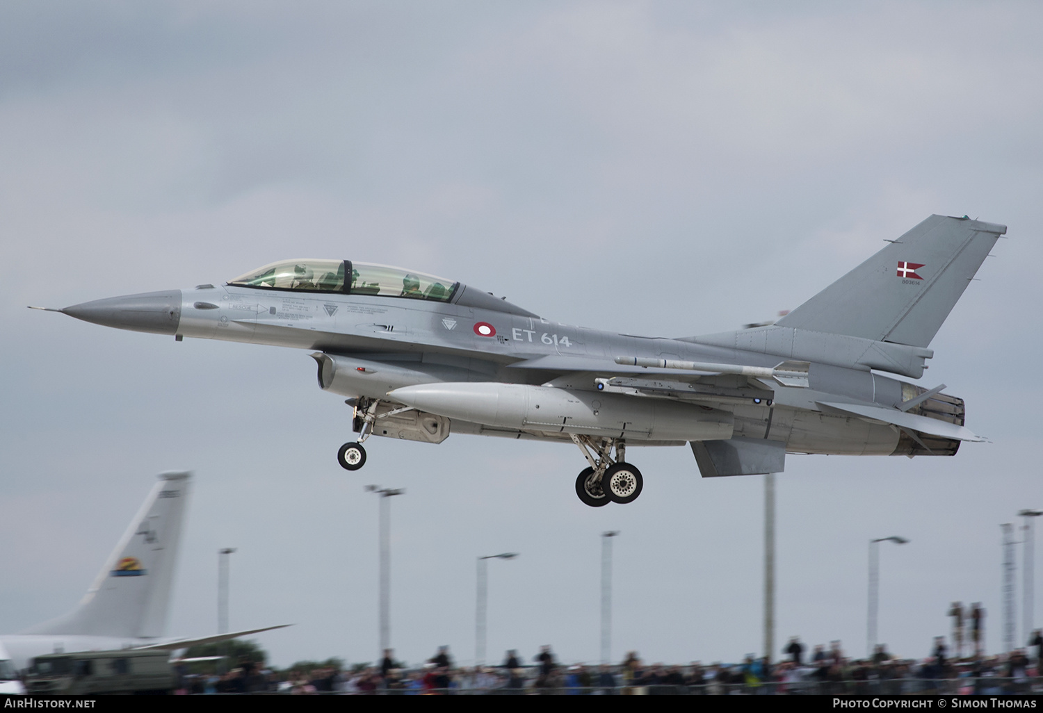 Aircraft Photo of ET-614 | General Dynamics F-16BM Fighting Falcon | Denmark - Air Force | AirHistory.net #496143