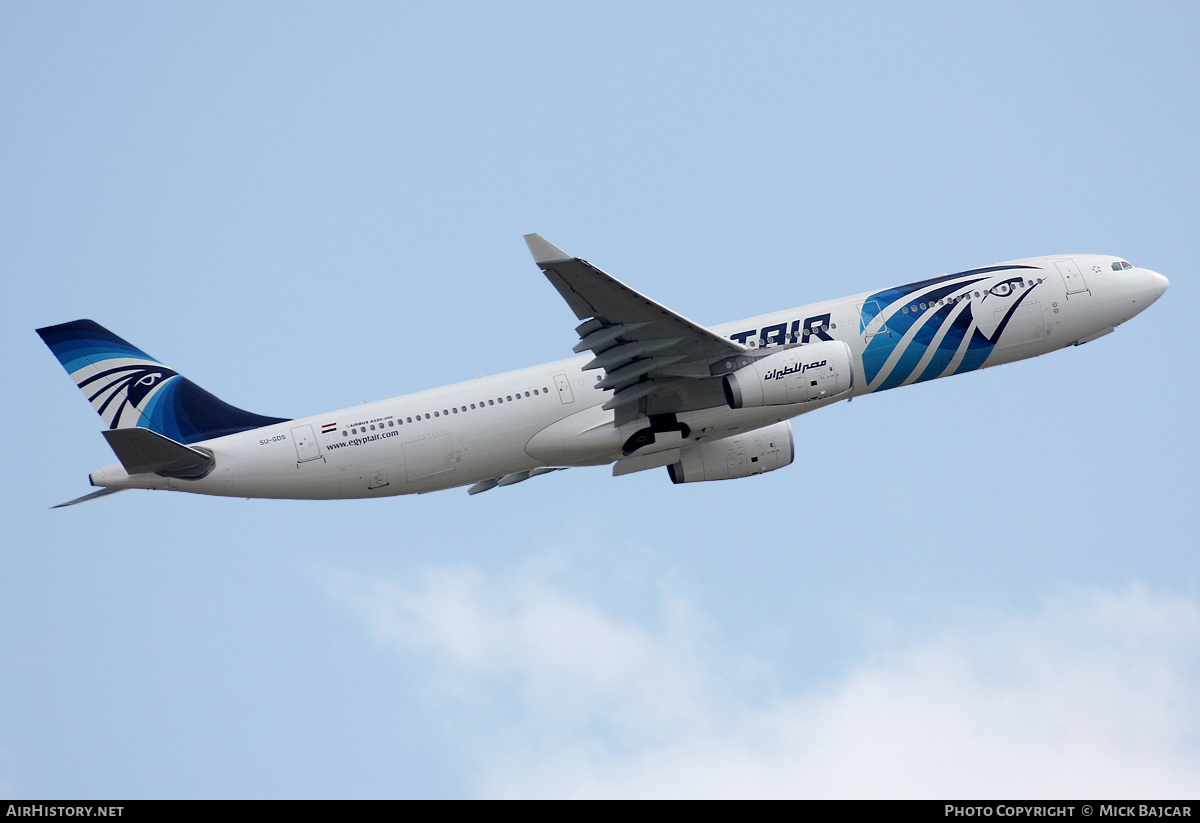 Aircraft Photo of SU-GDS | Airbus A330-343 | EgyptAir | AirHistory.net #496153