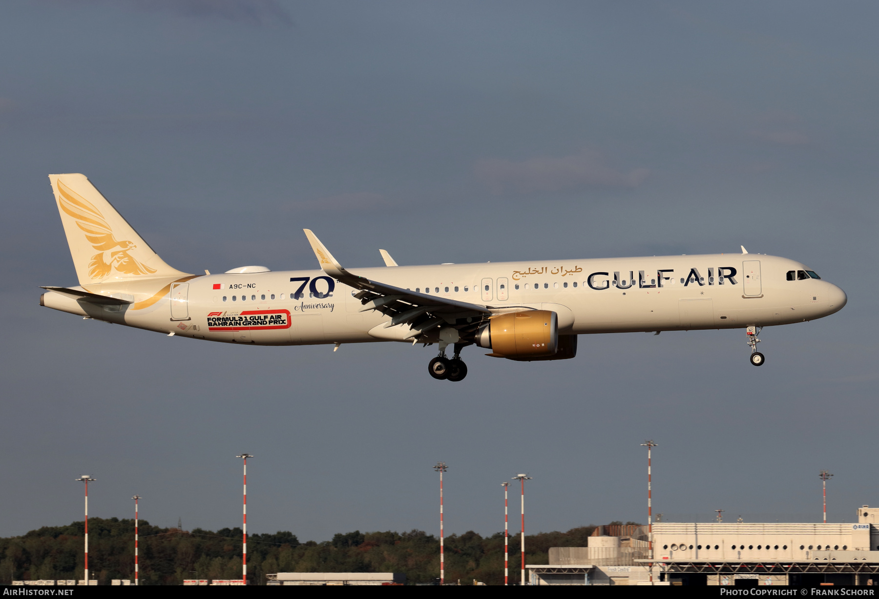 Aircraft Photo of A9C-NC | Airbus A321-253NX | Gulf Air | AirHistory.net #496162