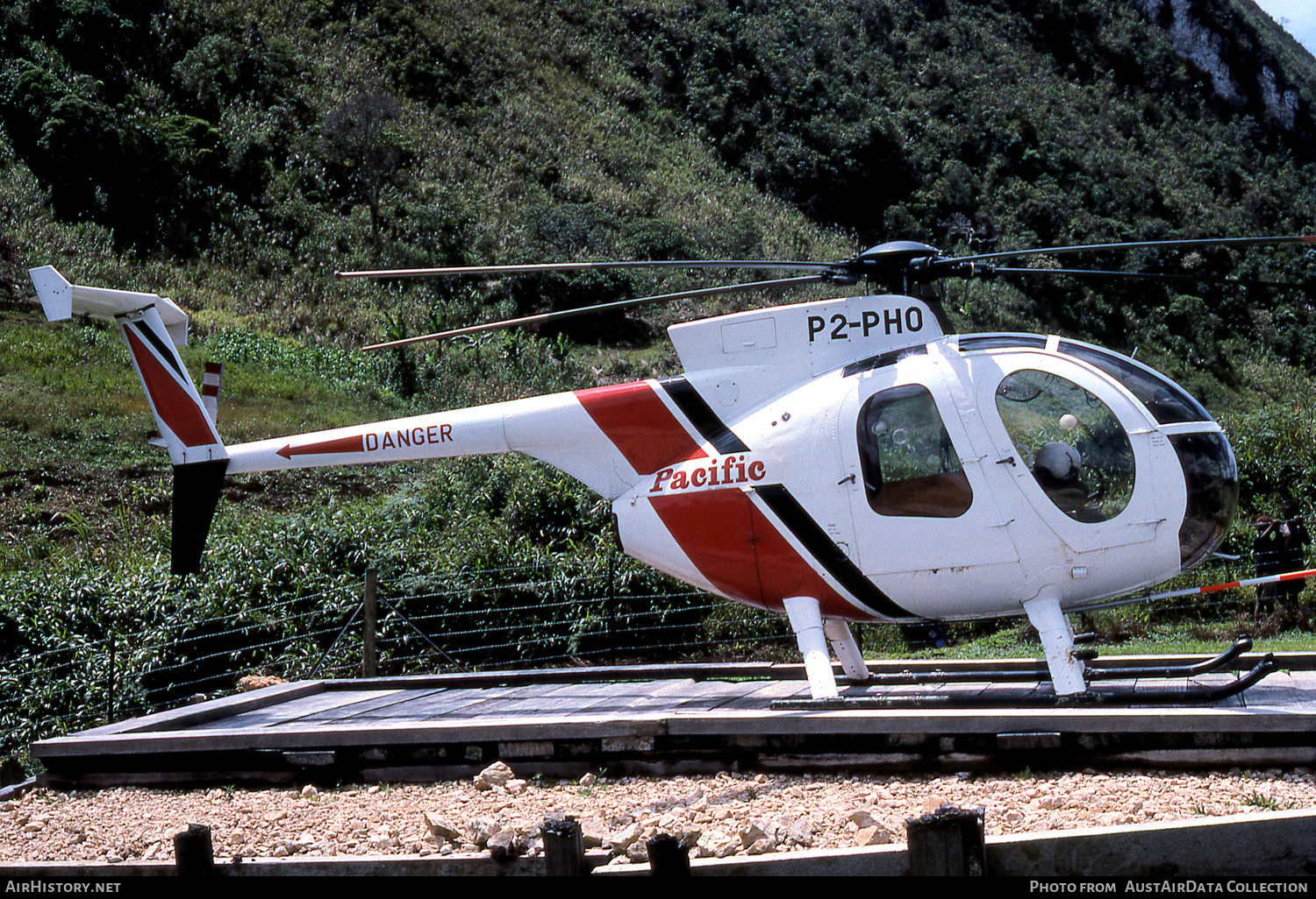 Aircraft Photo of P2-PHO | Hughes 500D (369D) | Pacific Helicopters | AirHistory.net #496183