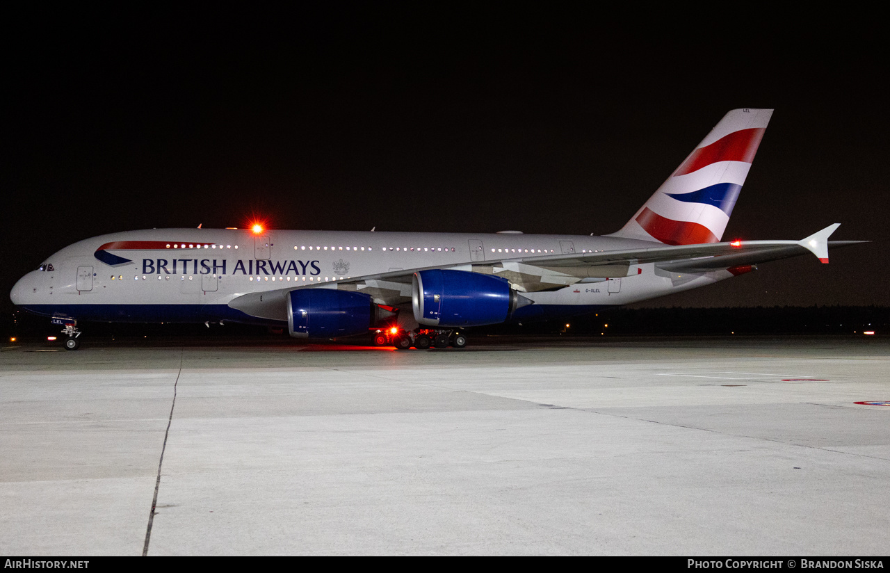 Aircraft Photo of G-XLEL | Airbus A380-841 | British Airways | AirHistory.net #496205