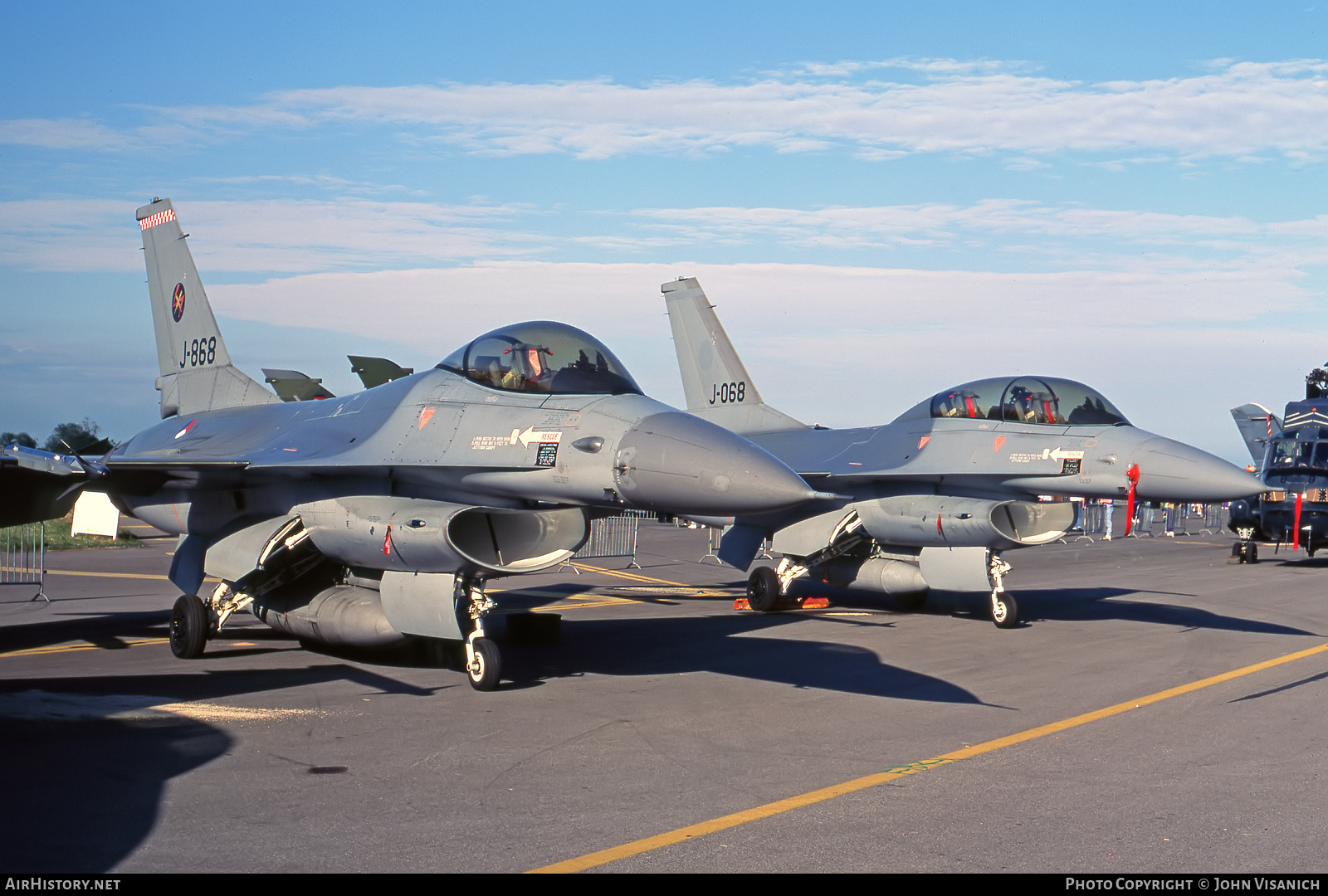 Aircraft Photo of J-868 | General Dynamics F-16A Fighting Falcon | Netherlands - Air Force | AirHistory.net #496222