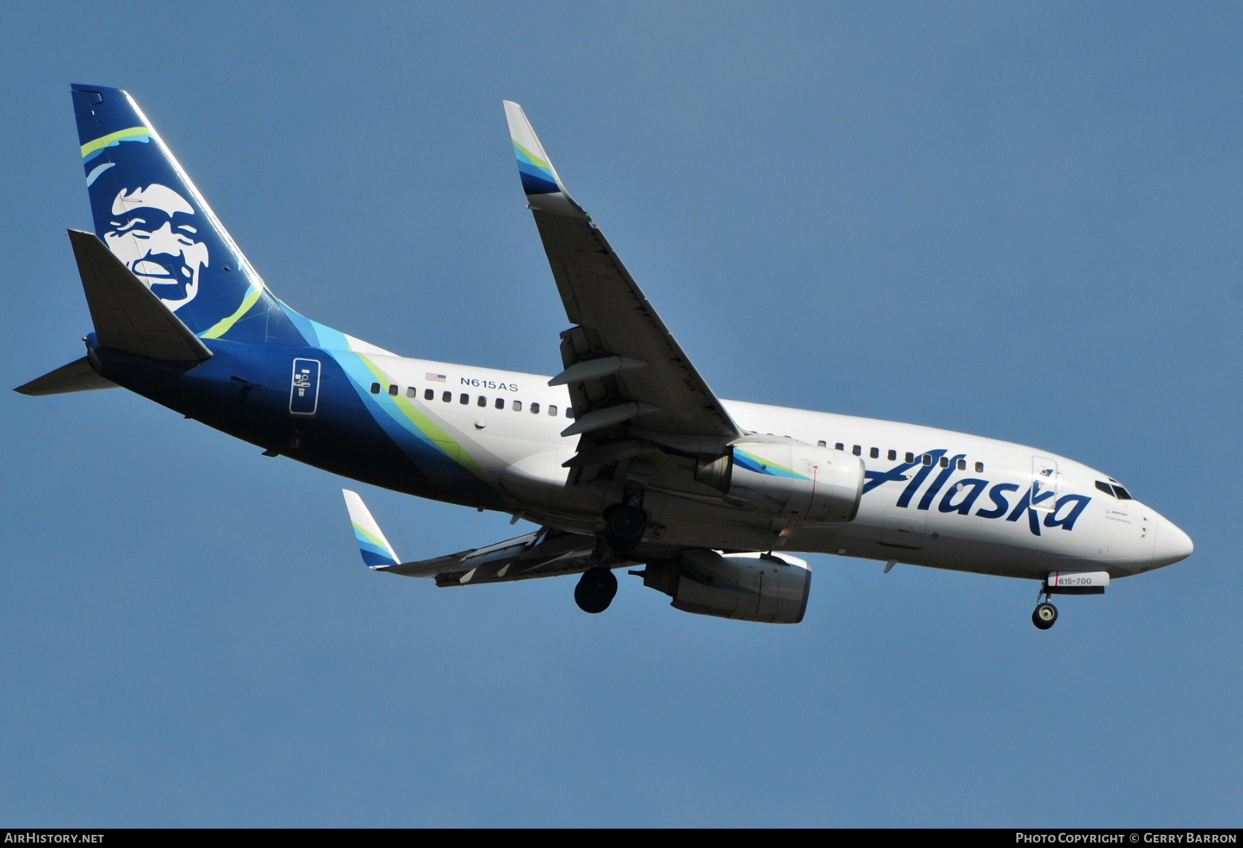 Aircraft Photo of N615AS | Boeing 737-790 | Alaska Airlines | AirHistory.net #496264