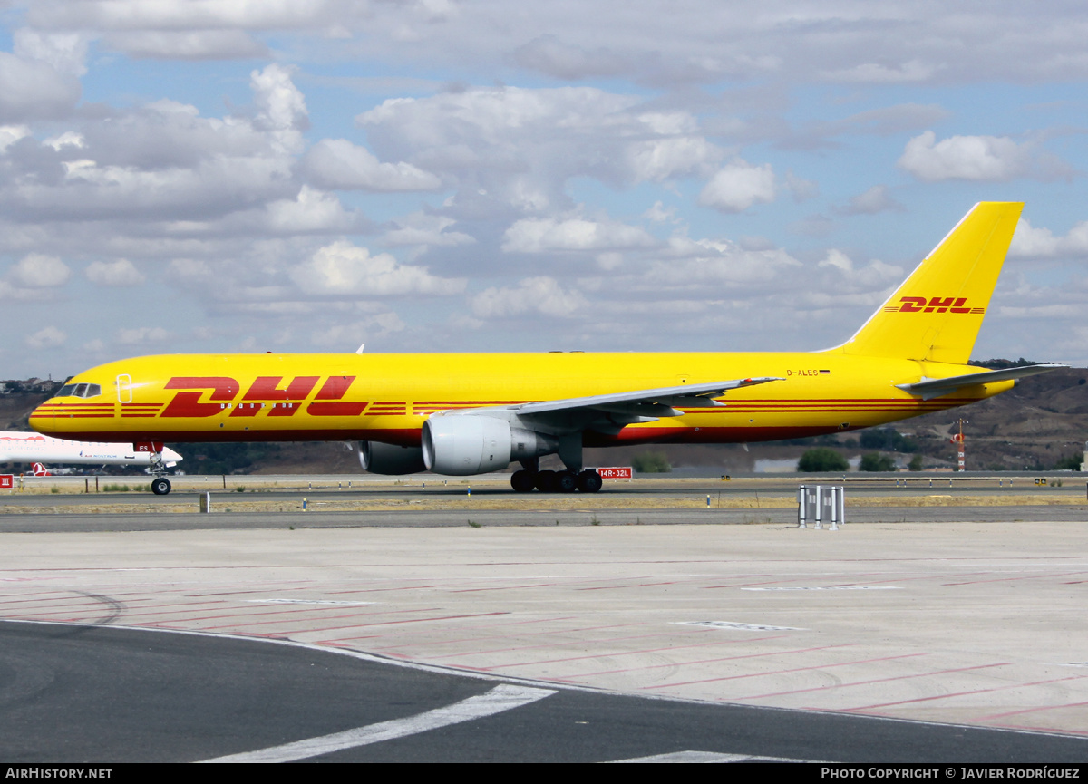 Aircraft Photo of D-ALES | Boeing 757-2Q8(PCF) | DHL International | AirHistory.net #496273