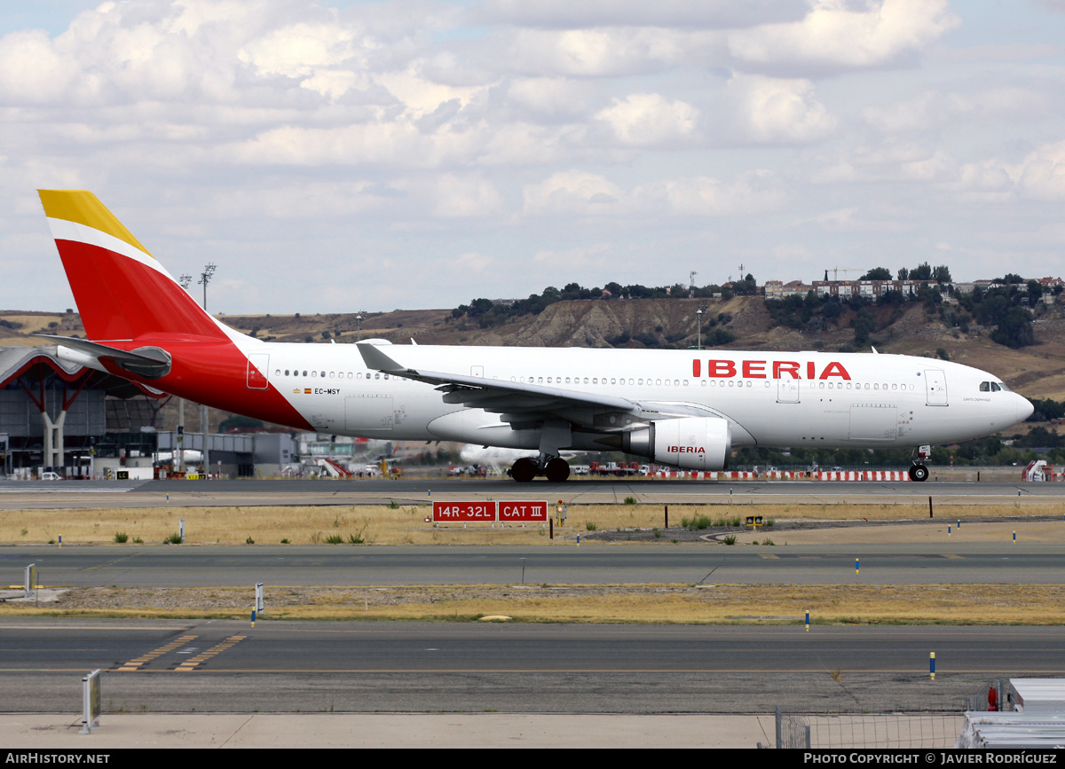 Aircraft Photo of EC-MSY | Airbus A330-202 | Iberia | AirHistory.net #496275
