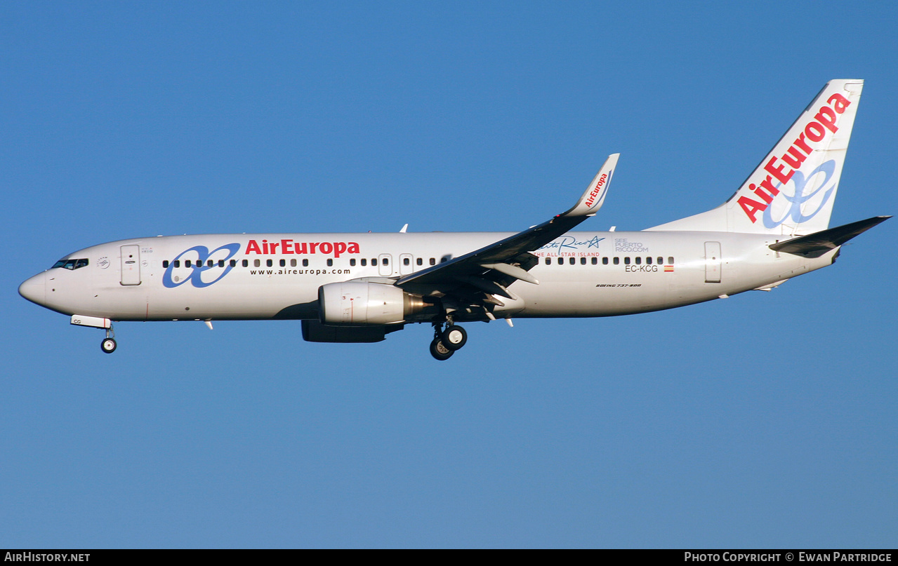 Aircraft Photo of EC-KCG | Boeing 737-85P | Air Europa | AirHistory.net #496294