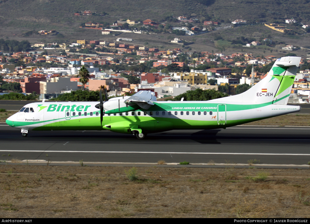 Aircraft Photo of EC-JEH | ATR ATR-72-500 (ATR-72-212A) | Binter Canarias | AirHistory.net #496296