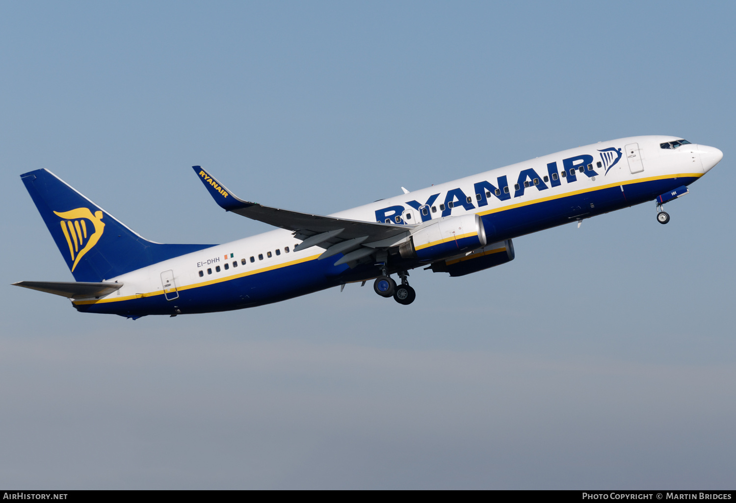 Aircraft Photo of EI-DHH | Boeing 737-8AS | Ryanair | AirHistory.net #496297