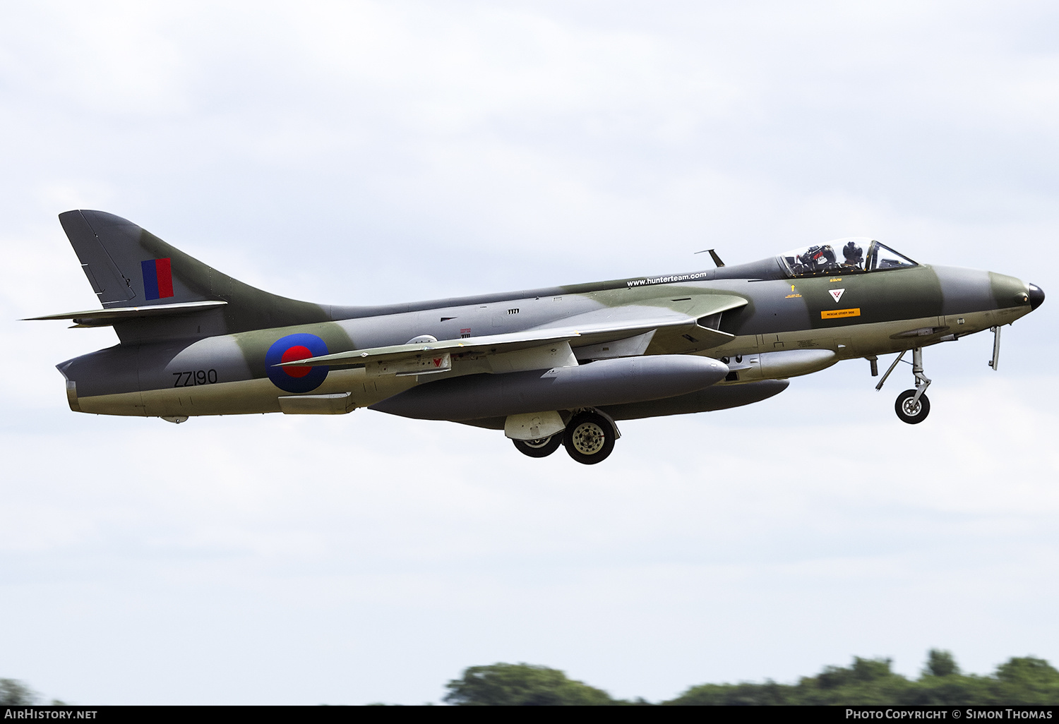 Aircraft Photo of ZZ190 | Hawker Hunter F58 | UK - Air Force | AirHistory.net #496304