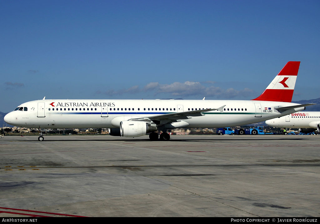 Aircraft Photo of OE-LBC | Airbus A321-111 | Austrian Airlines | AirHistory.net #496319