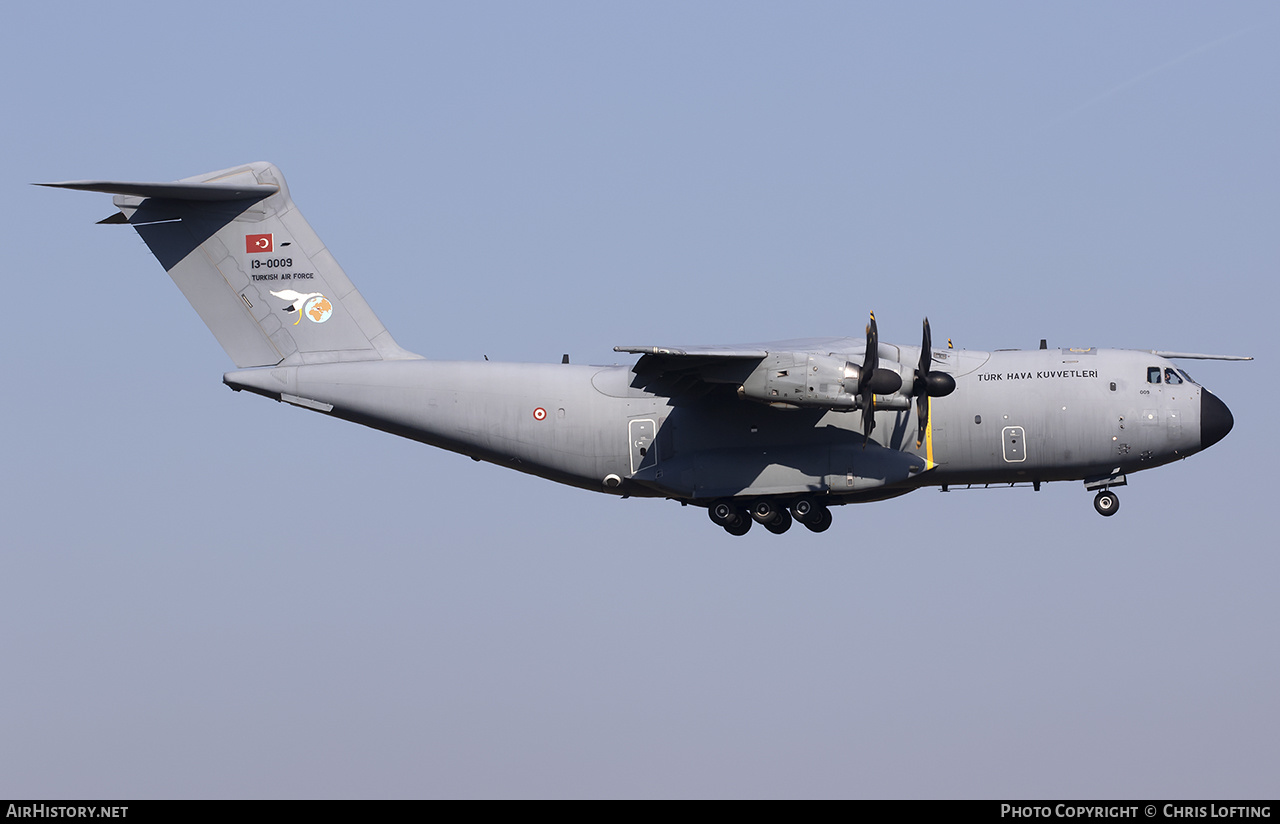Aircraft Photo of 13-0009 | Airbus A400M Atlas | Turkey - Air Force | AirHistory.net #496330