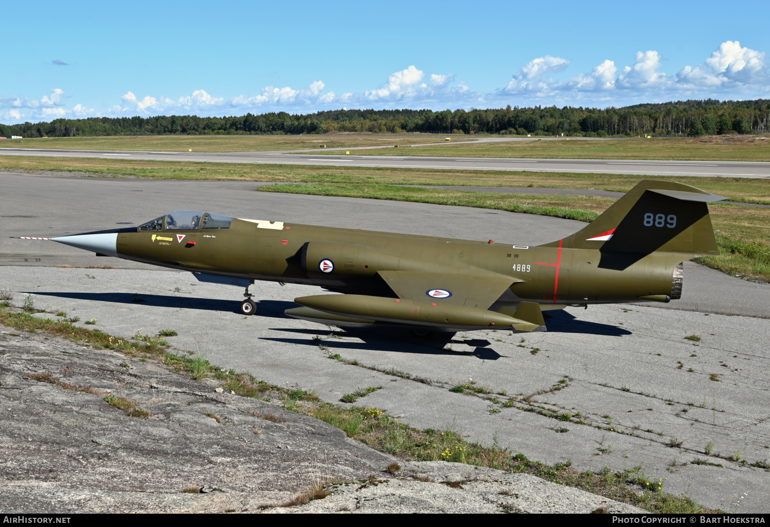 Aircraft Photo of 4889 / 889 | Lockheed CF-104 Starfighter | Norway - Air Force | AirHistory.net #496345