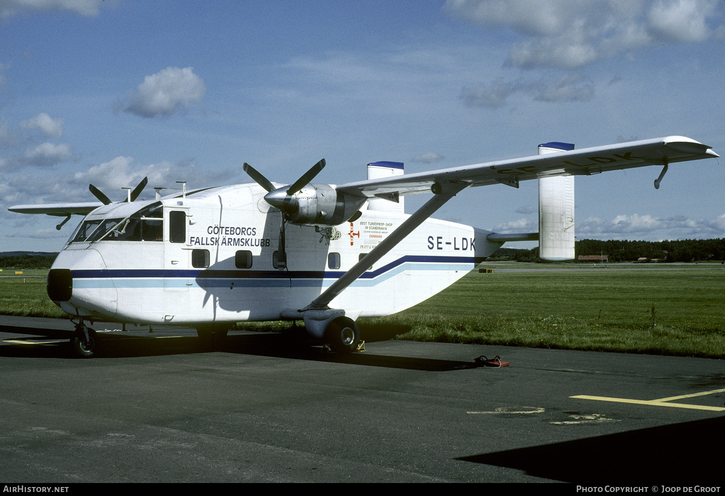 Aircraft Photo of SE-LDK | Short SC.7 Skyvan 3-400 | Göteborgs Fallskärmsklubb | AirHistory.net #496364