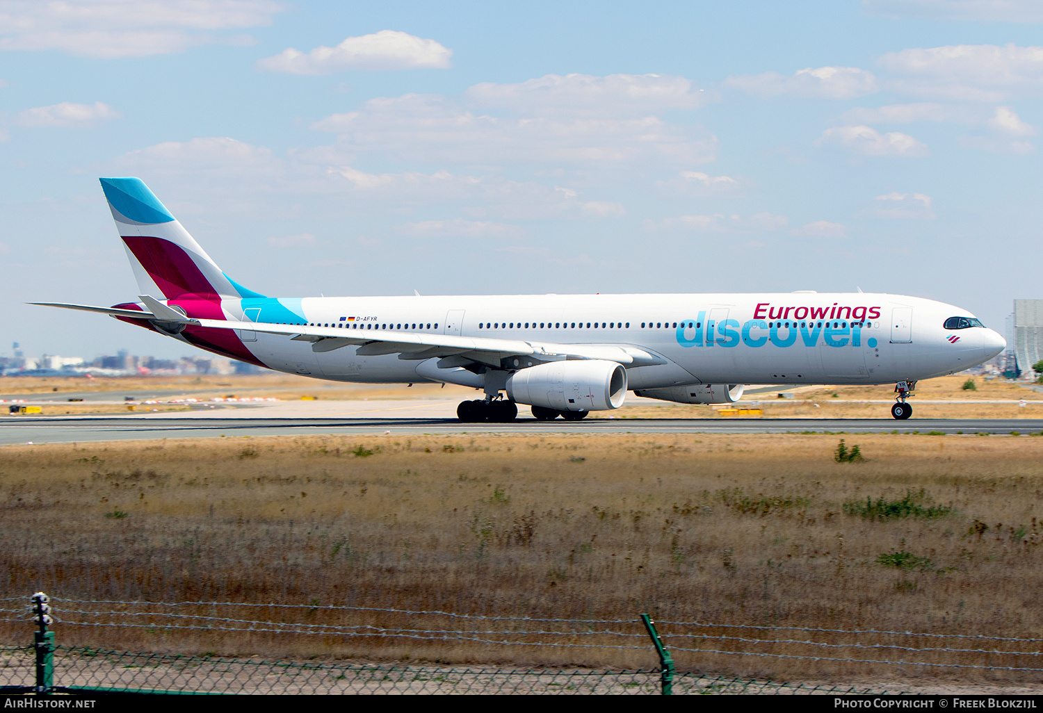 Aircraft Photo of D-AFYR | Airbus A330-343 | Eurowings Discover | AirHistory.net #496369