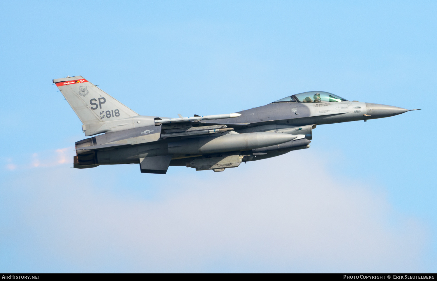 Aircraft Photo of 90-0818 / AF90-818 | General Dynamics F-16CM Fighting Falcon | USA - Air Force | AirHistory.net #496391