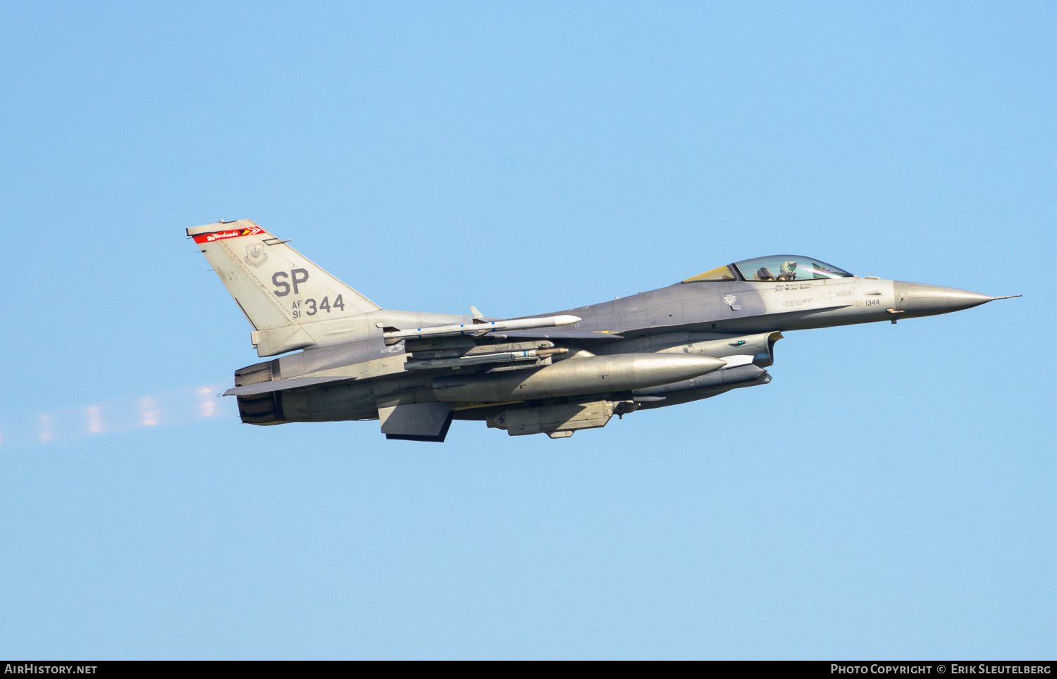 Aircraft Photo of 91-0344 / AF91-344 | General Dynamics F-16CM Fighting Falcon | USA - Air Force | AirHistory.net #496411