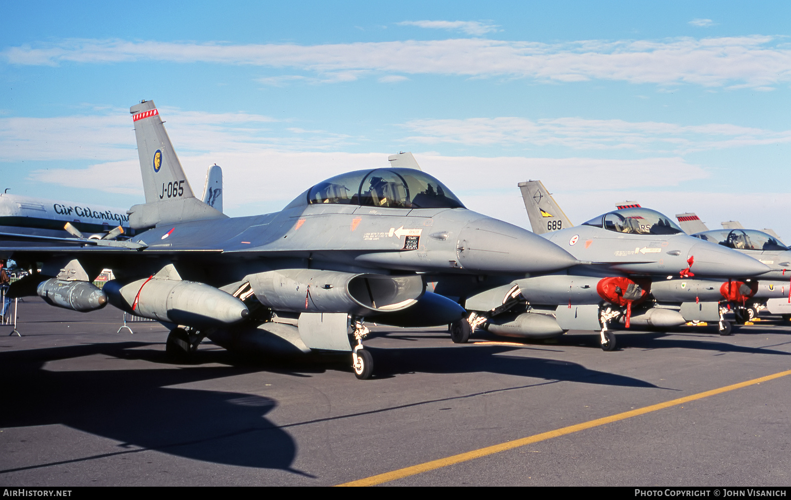 Aircraft Photo of J-065 | General Dynamics F-16B Fighting Falcon | Netherlands - Air Force | AirHistory.net #496437