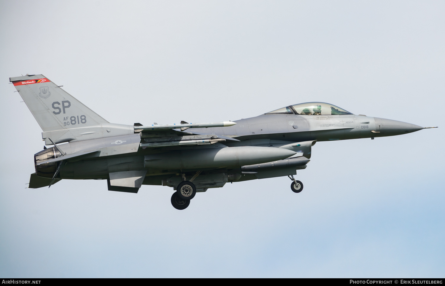 Aircraft Photo of 90-0818 / AF90-818 | General Dynamics F-16CM Fighting Falcon | USA - Air Force | AirHistory.net #496439