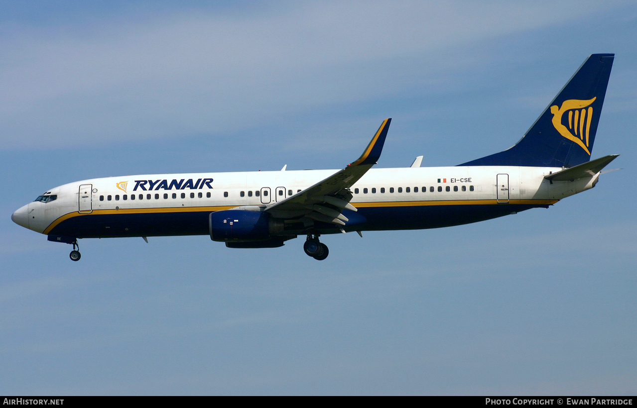 Aircraft Photo of EI-CSE | Boeing 737-8AS | Ryanair | AirHistory.net #496451