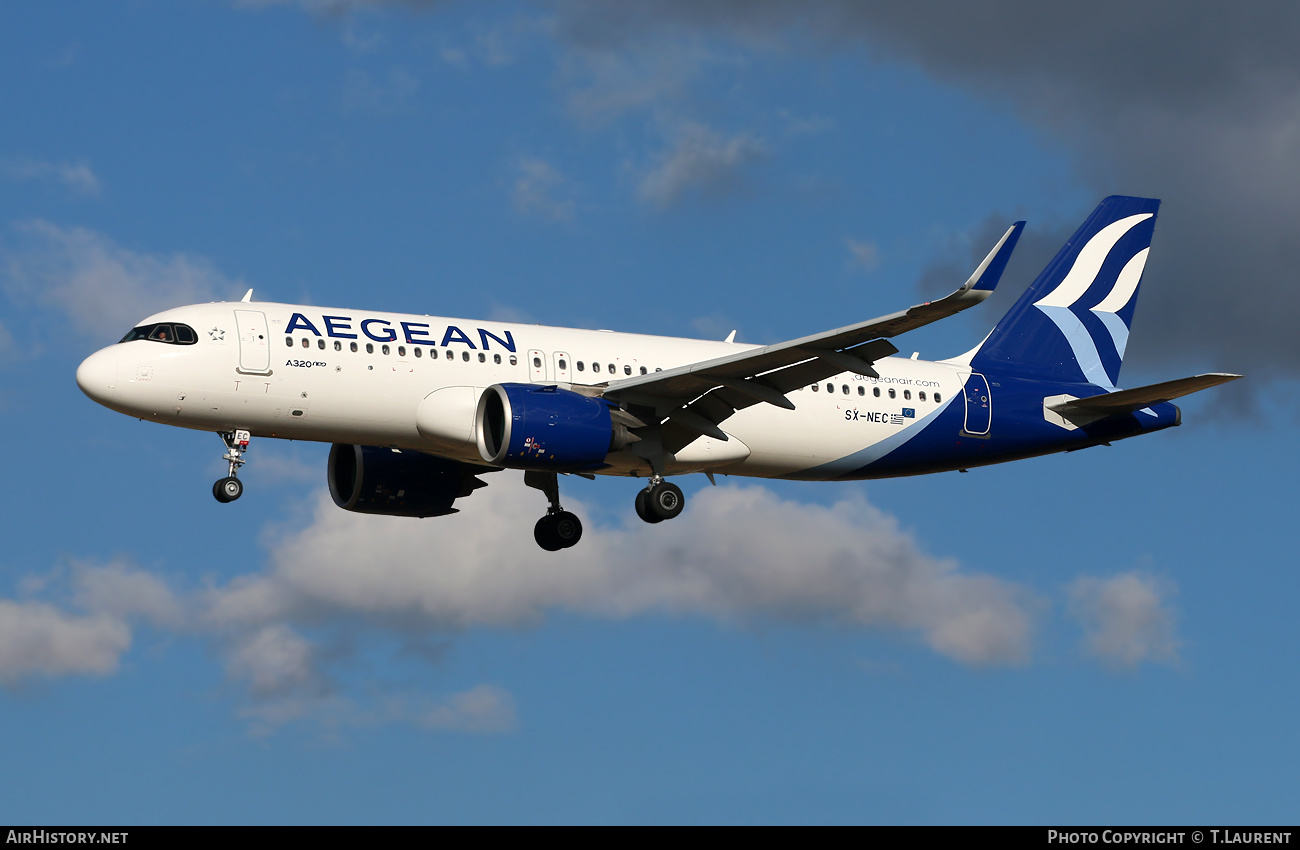 Aircraft Photo of SX-NEC | Airbus A320-271N | Aegean Airlines | AirHistory.net #496468