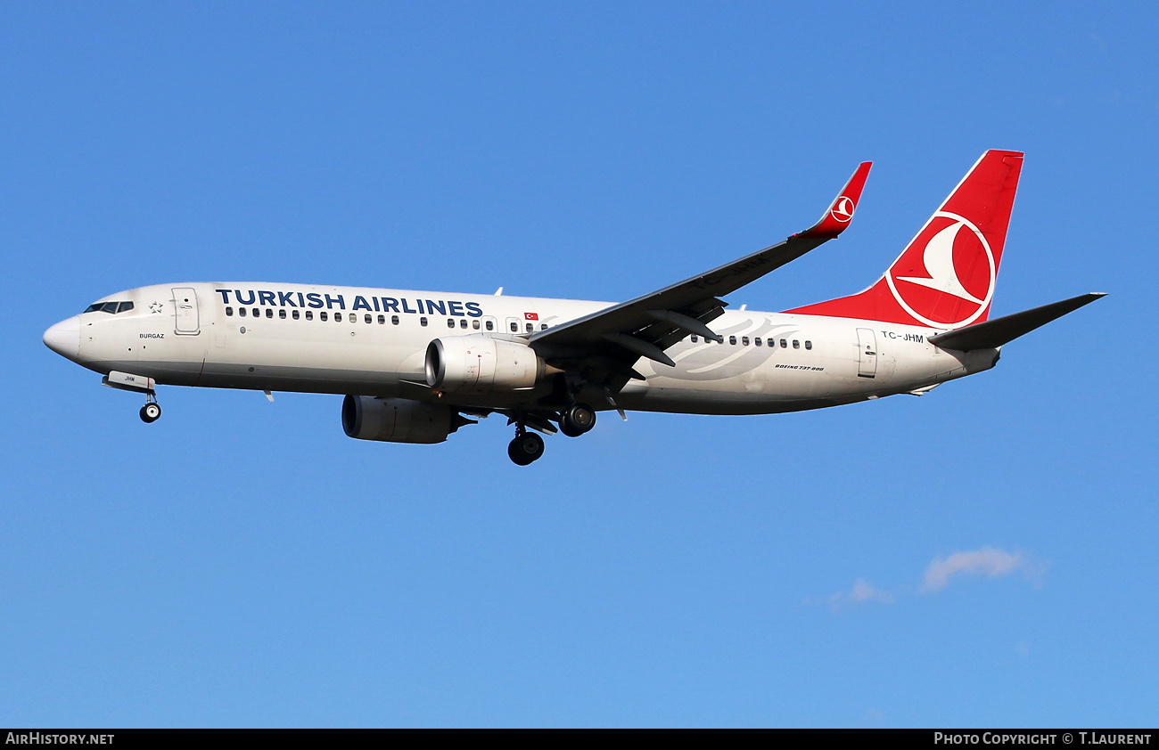 Aircraft Photo of TC-JHM | Boeing 737-8F2 | Turkish Airlines | AirHistory.net #496470