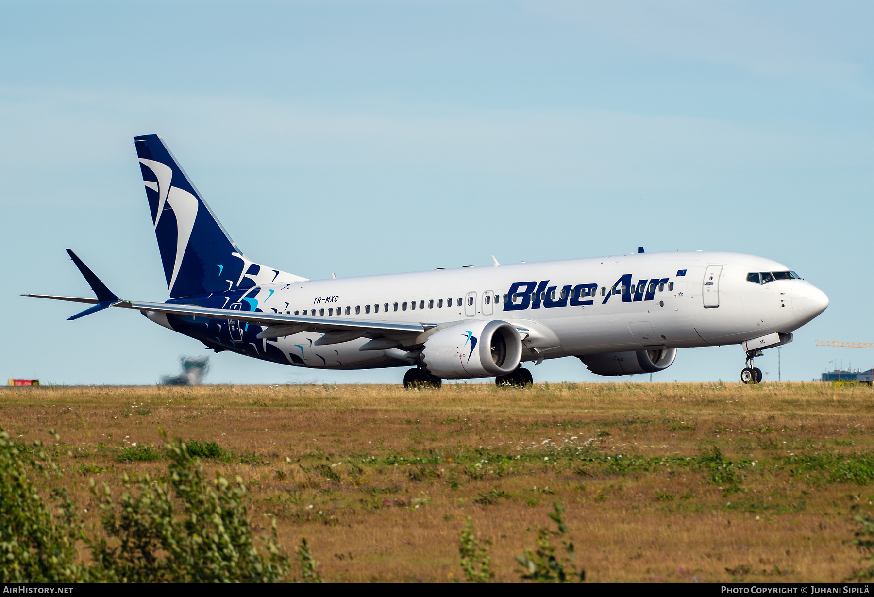 Aircraft Photo of YR-MXC | Boeing 737-8 Max 8 | Blue Air | AirHistory.net #496491