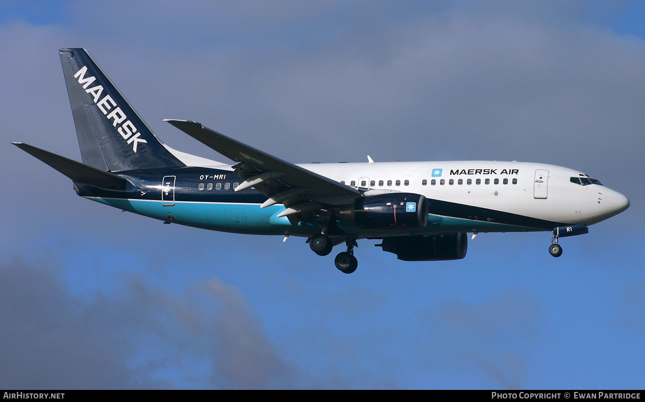 Aircraft Photo of OY-MRI | Boeing 737-7L9 | Maersk Air | AirHistory.net #496532