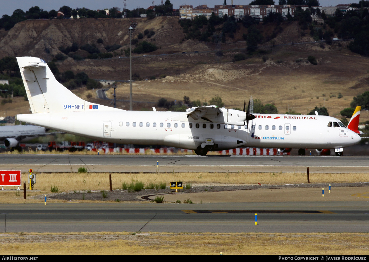 Aircraft Photo of 9H-NFT | ATR ATR-72-600 (ATR-72-212A) | Air Nostrum | AirHistory.net #496542