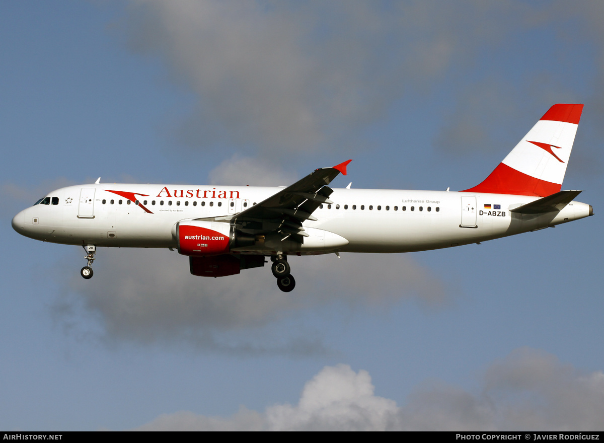 Aircraft Photo of D-ABZB | Airbus A320-216 | Austrian Airlines | AirHistory.net #496549