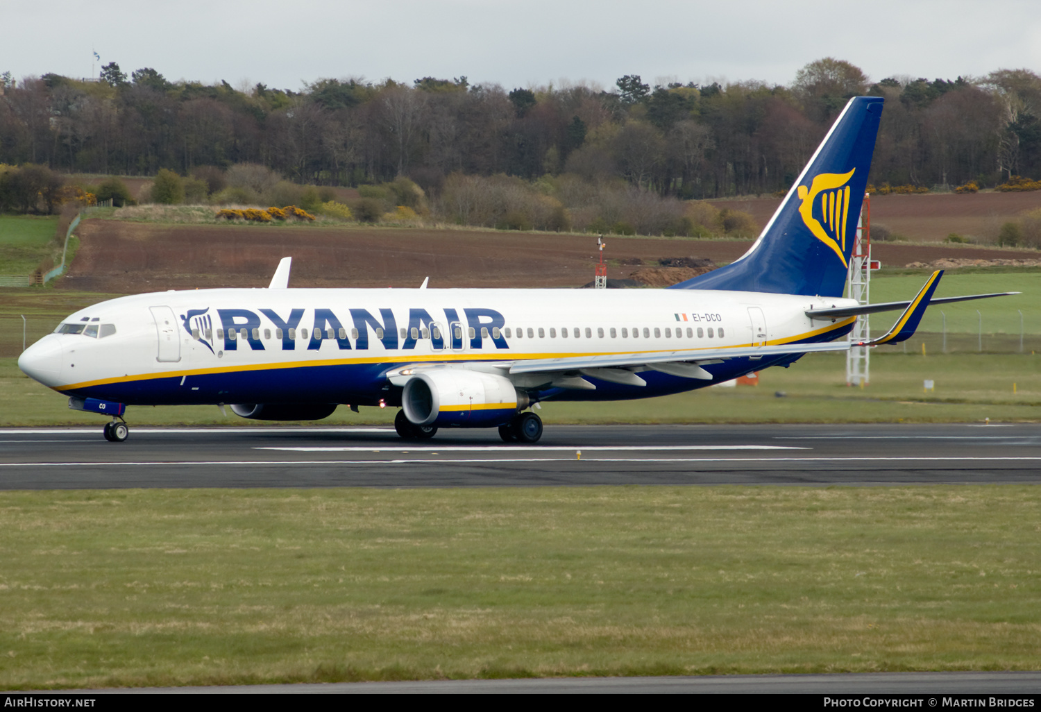 Aircraft Photo of EI-DCO | Boeing 737-8AS | Ryanair | AirHistory.net #496560