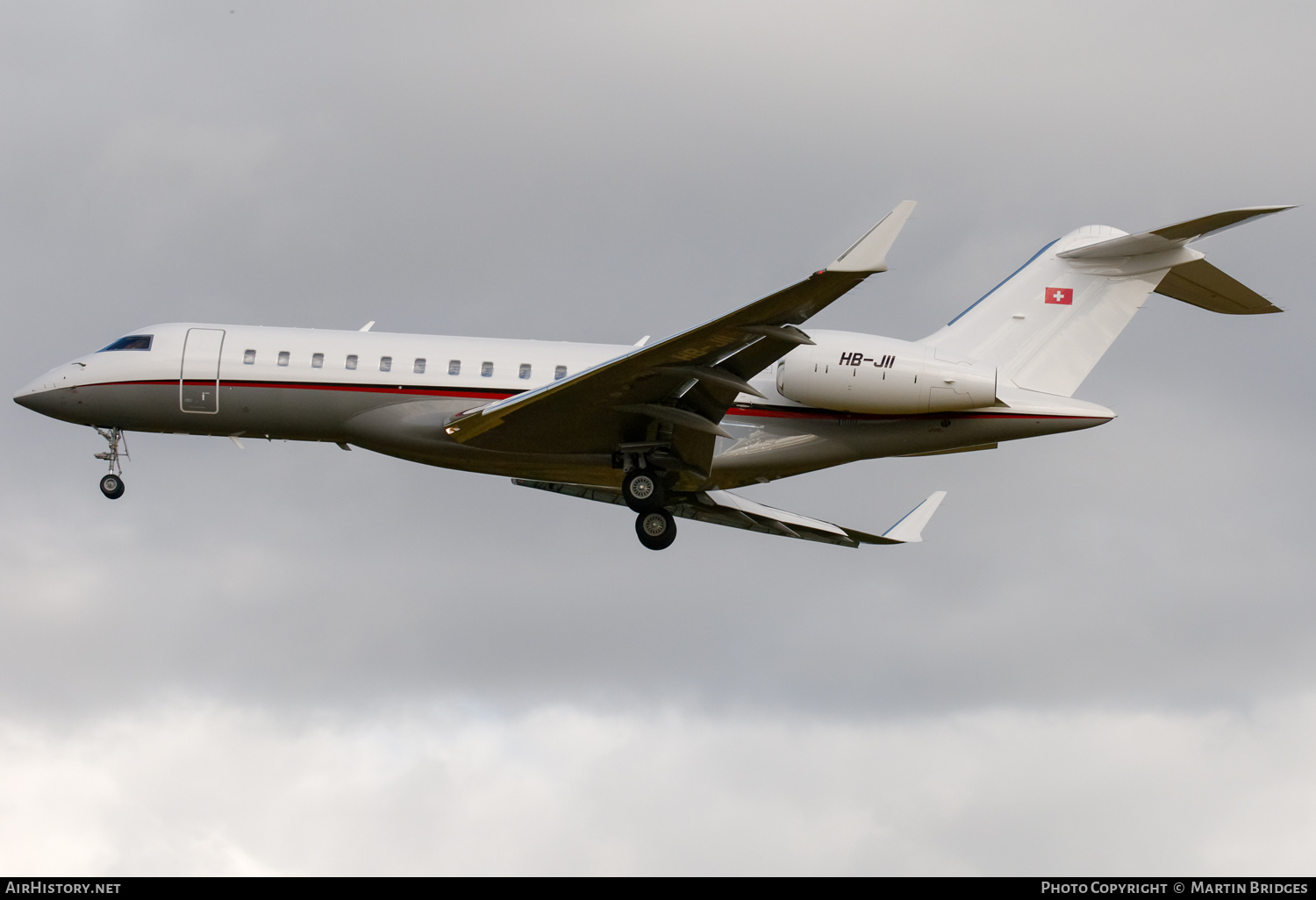 Aircraft Photo of HB-JII | Bombardier Global Express XRS (BD-700-1A10) | AirHistory.net #496578