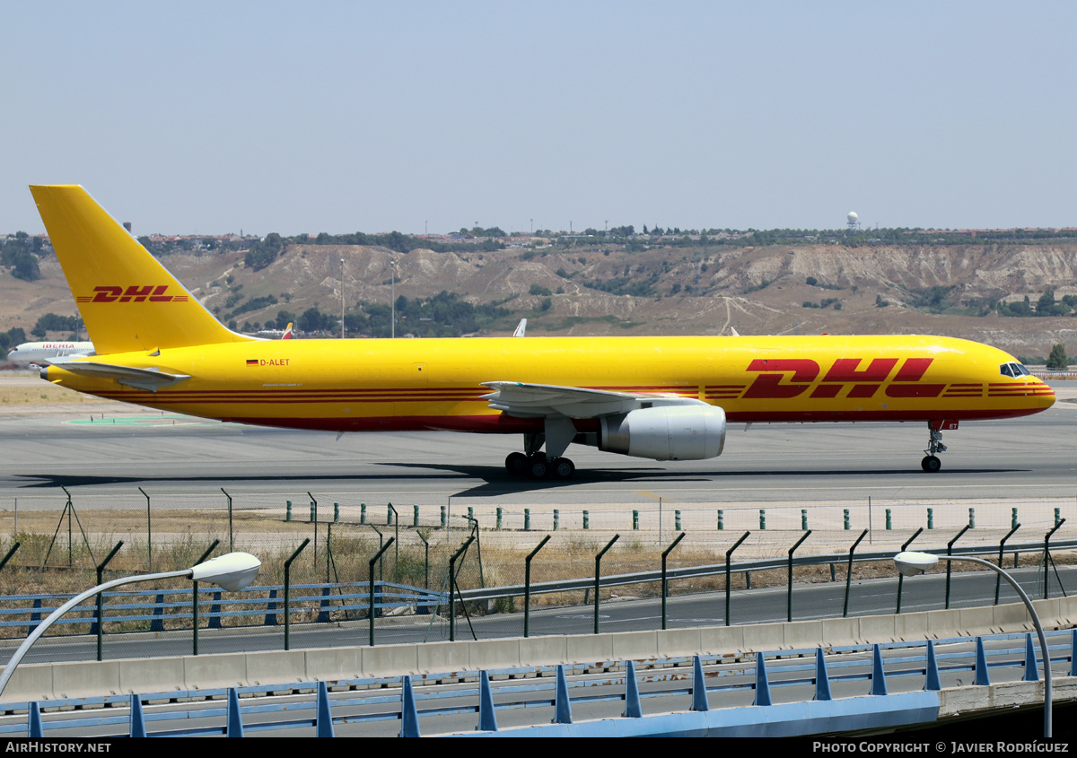 Aircraft Photo of D-ALET | Boeing 757-28A(PCF) | DHL International | AirHistory.net #496583