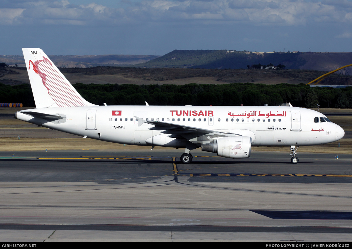 Aircraft Photo of TS-IMQ | Airbus A319-112 | Tunisair | AirHistory.net #496585