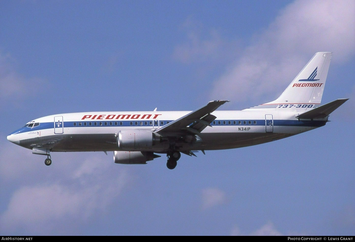Aircraft Photo of N341P | Boeing 737-301 | Piedmont Airlines | AirHistory.net #496588