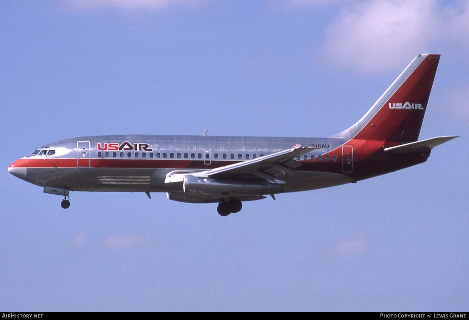 Aircraft Photo of N315AU | Boeing 737-2B7/Adv | USAir | AirHistory.net #496608