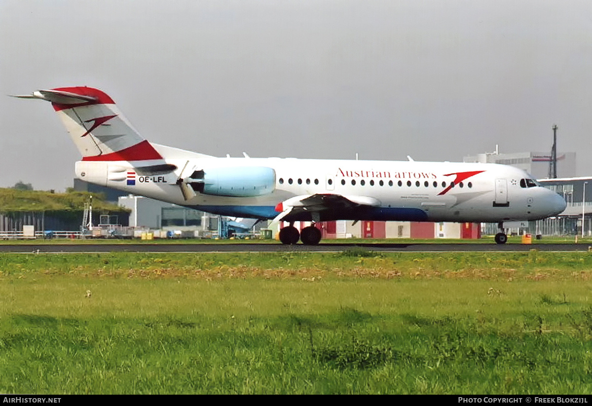 Aircraft Photo of OE-LFL | Fokker 70 (F28-0070) | Austrian Arrows | AirHistory.net #496617