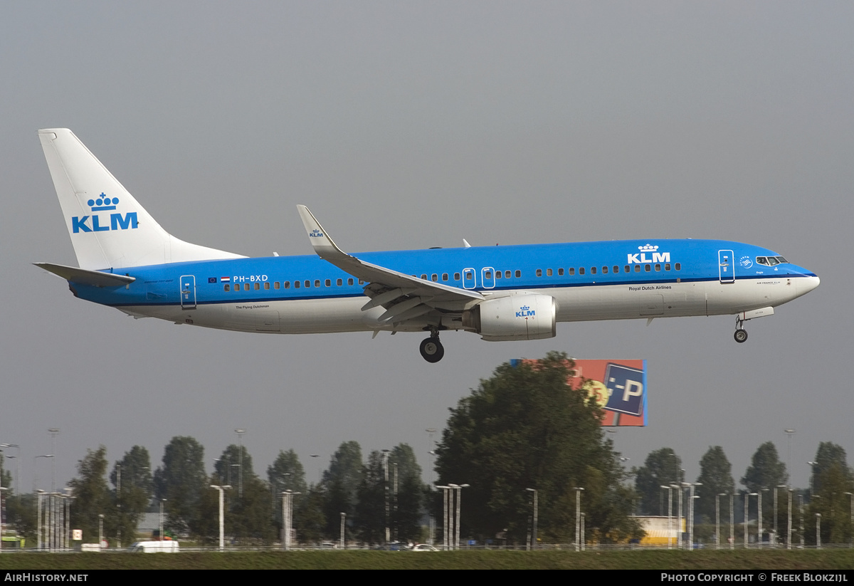 Aircraft Photo of PH-BXD | Boeing 737-8K2 | KLM - Royal Dutch Airlines | AirHistory.net #496619