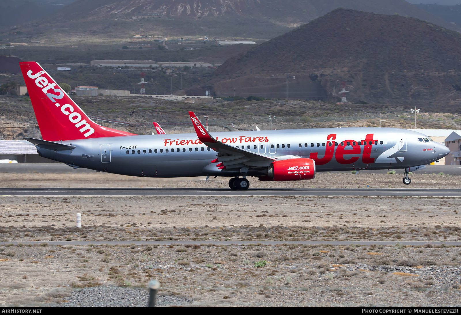 Aircraft Photo of G-JZHY | Boeing 737-800 | Jet2 | AirHistory.net #496655