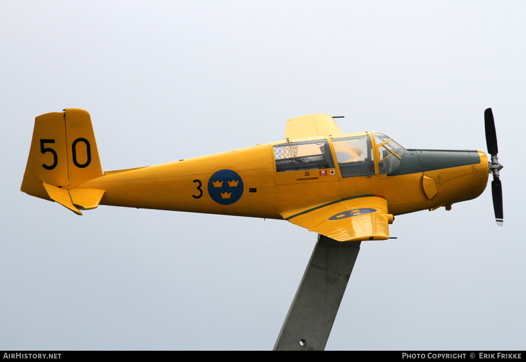 Aircraft Photo of 50016 | Saab Sk50B Safir (91B) | Sweden - Air Force | AirHistory.net #496668