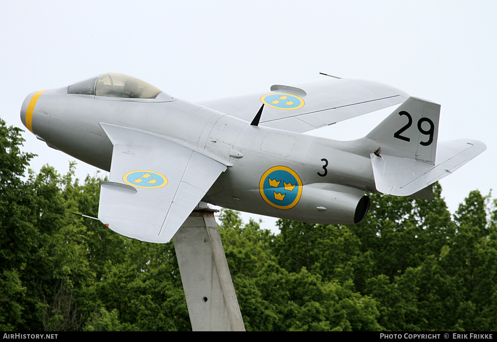 Aircraft Photo of 29441 | Saab J29F Tunnan | Sweden - Air Force | AirHistory.net #496681