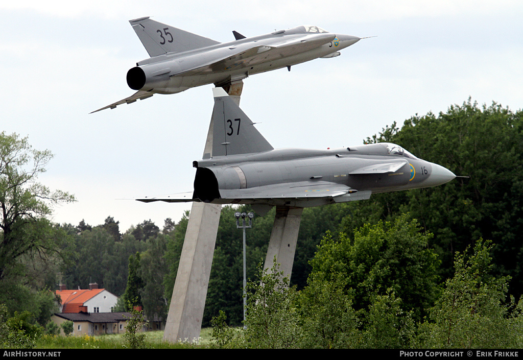 Aircraft Photo of 37367 | Saab JA37 Viggen | Sweden - Air Force | AirHistory.net #496683