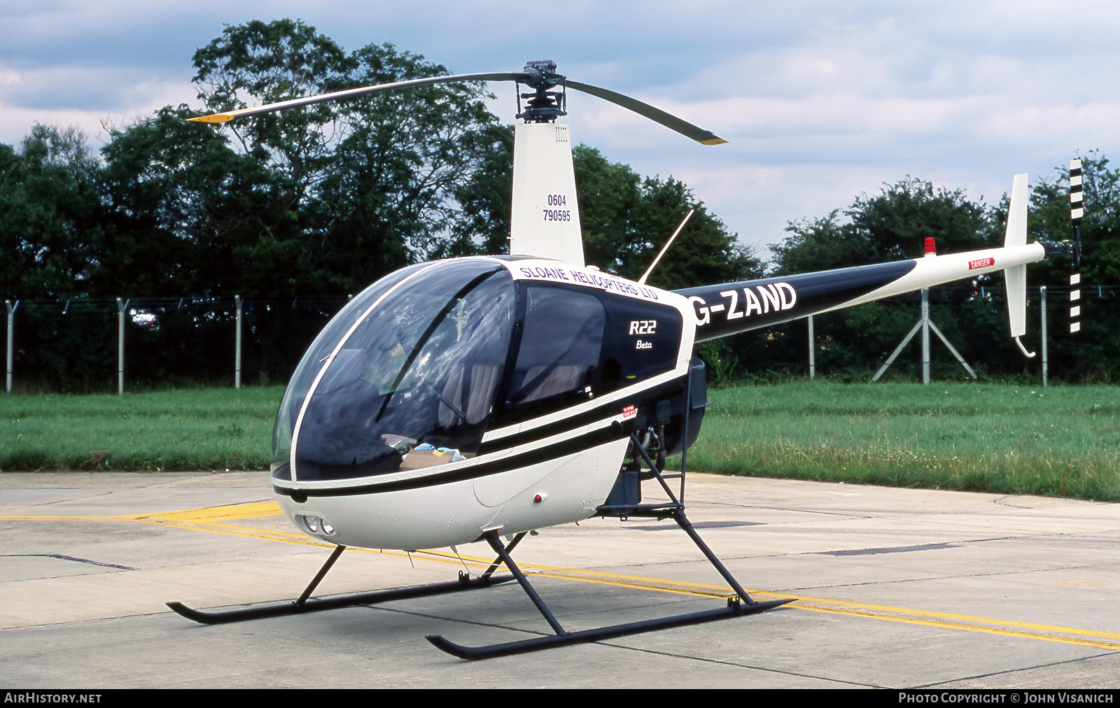 Aircraft Photo of G-ZAND | Robinson R-22 Beta | Sloane Helicopters | AirHistory.net #496689