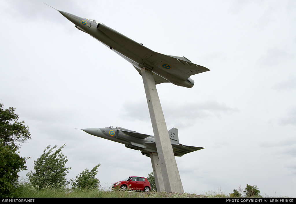 Aircraft Photo of 35477 | Saab J35F-1 Draken | Sweden - Air Force | AirHistory.net #496693