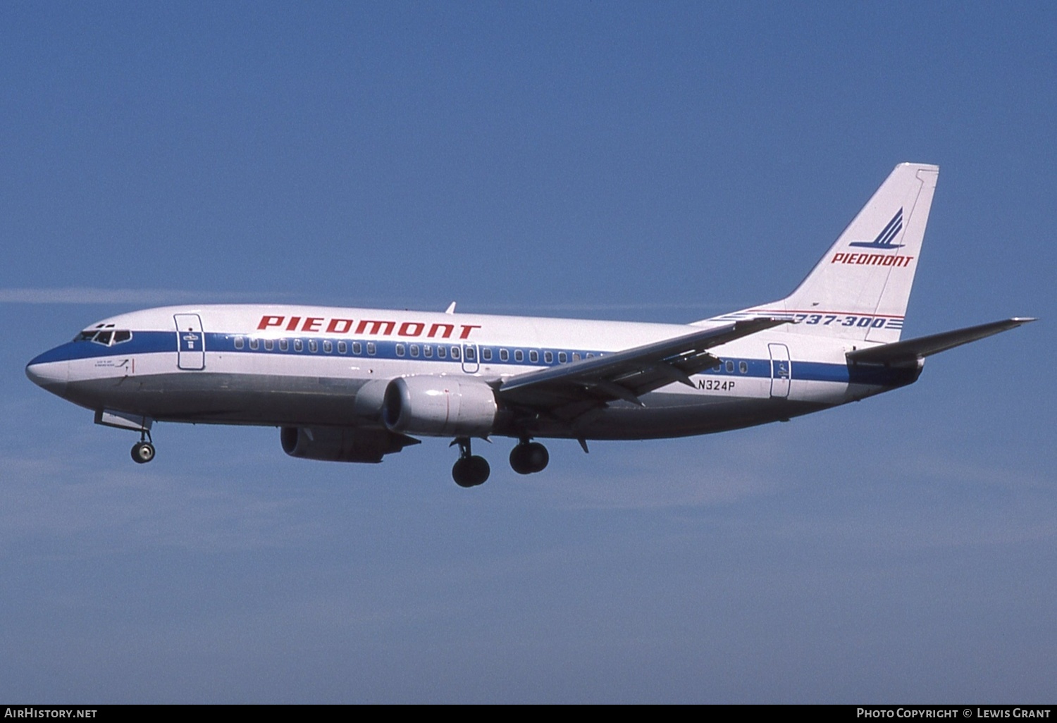 Aircraft Photo of N324P | Boeing 737-301 | Piedmont Airlines | AirHistory.net #496700