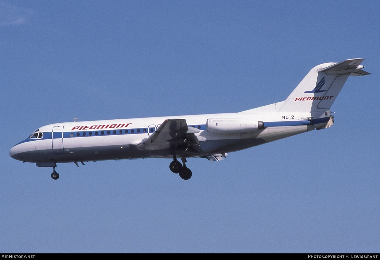 Aircraft Photo of N512 | Fokker F28-4000 Fellowship | Piedmont Airlines | AirHistory.net #496704