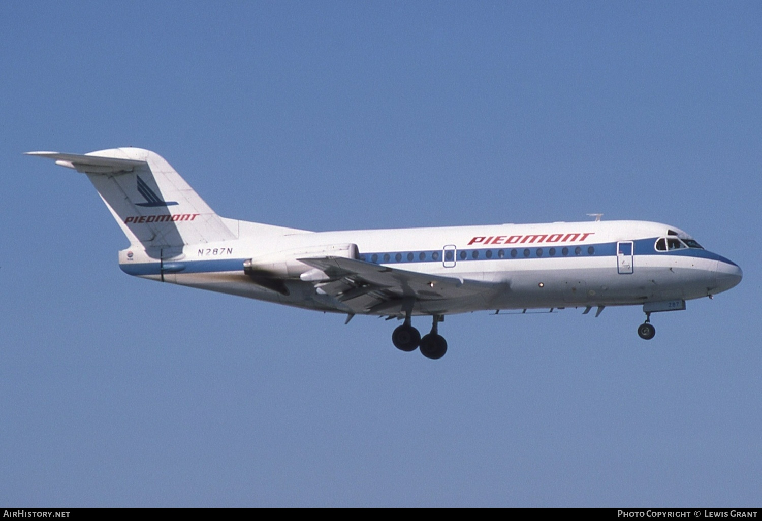 Aircraft Photo of N287N | Fokker F28-1000 Fellowship | Piedmont Airlines | AirHistory.net #496706