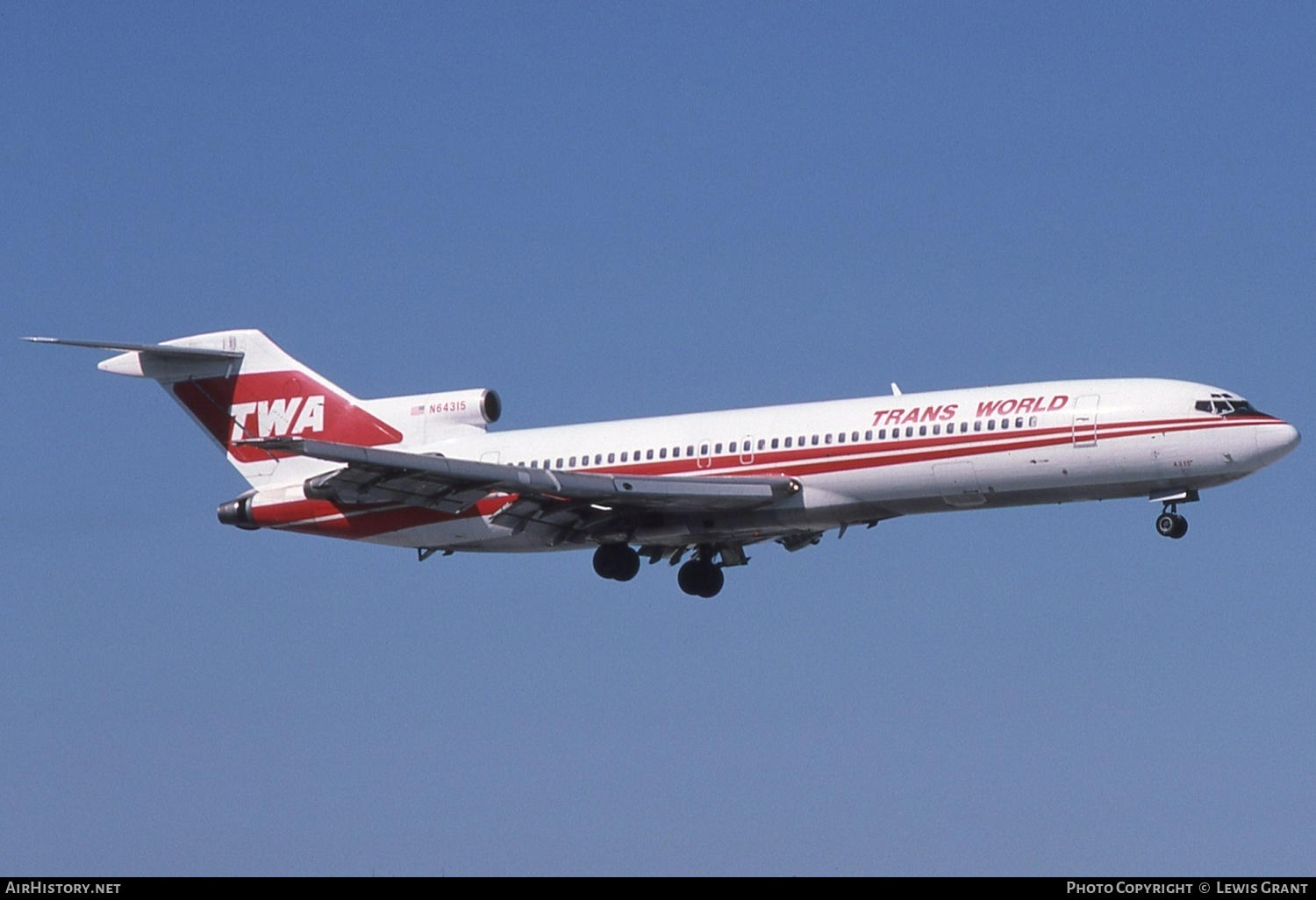 Aircraft Photo of N64315 | Boeing 727-231 | Trans World Airlines - TWA | AirHistory.net #496707