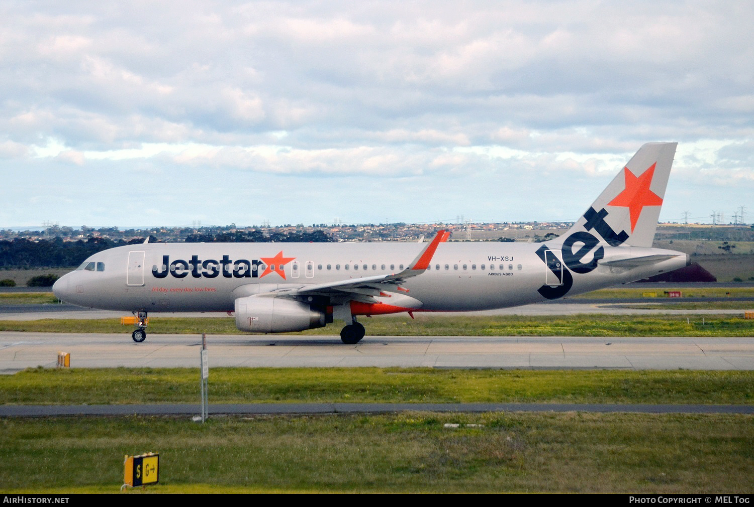 Aircraft Photo of VH-XSJ | Airbus A320-232 | Jetstar Airways | AirHistory.net #496725